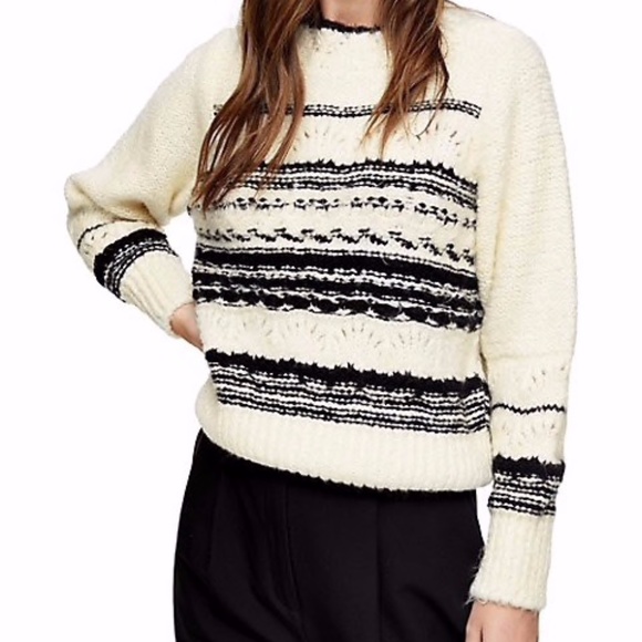 Knitted Pattern Sweater - Topshop - Small - Picture 1 of 6